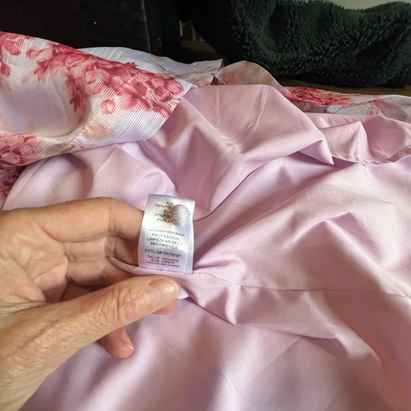 NWT INA size L pink butterfly midi dress - Picture 8 of 13